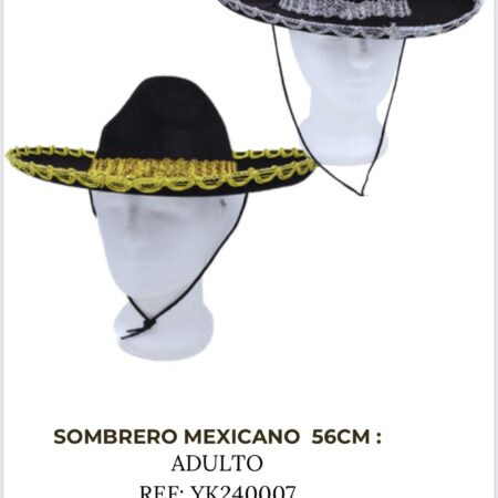 Sombrero Mexicano 56cm