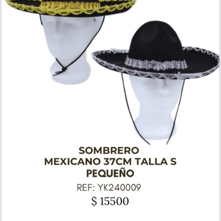 Sombrero Mexicano 37cm talla s
