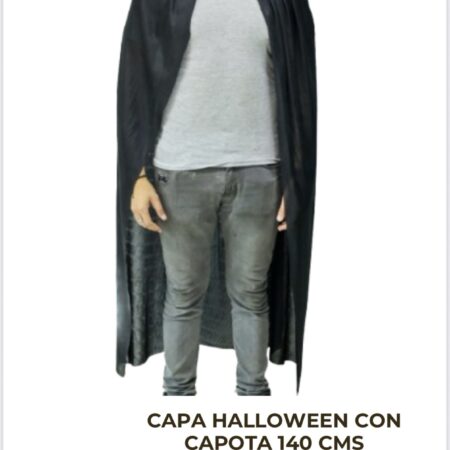 Capa Halloween con Capota 1.40cm