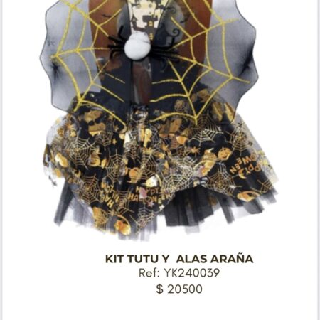 Kit tutu y Alas Araña