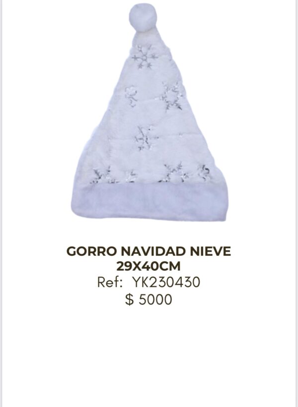screenshot-56 Gorro Navidad Nieve 29x40cm