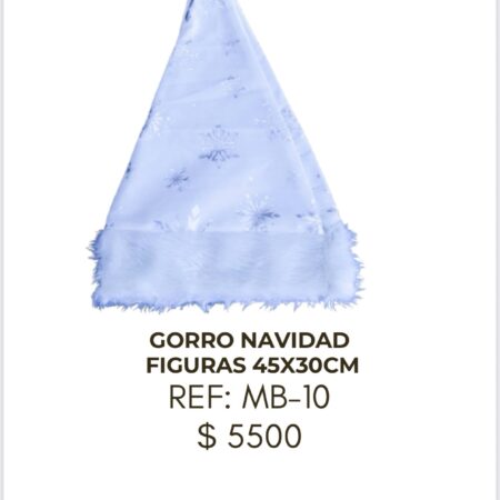 Gorro Navidad Figuras 45x30cm
