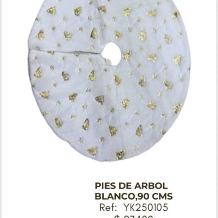 Pies de Árbol Blanco 90 cm