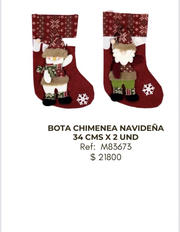 screenshot-20 Bota Chimenea Navideña 35cm x 2 unidades