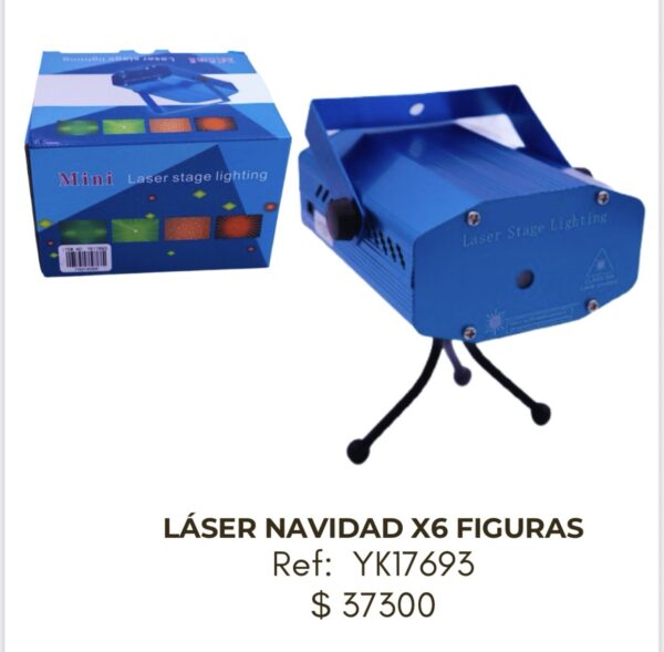 Láser Navidad x6 Figuras